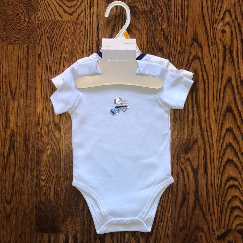 Short sleeve boy onesies-2